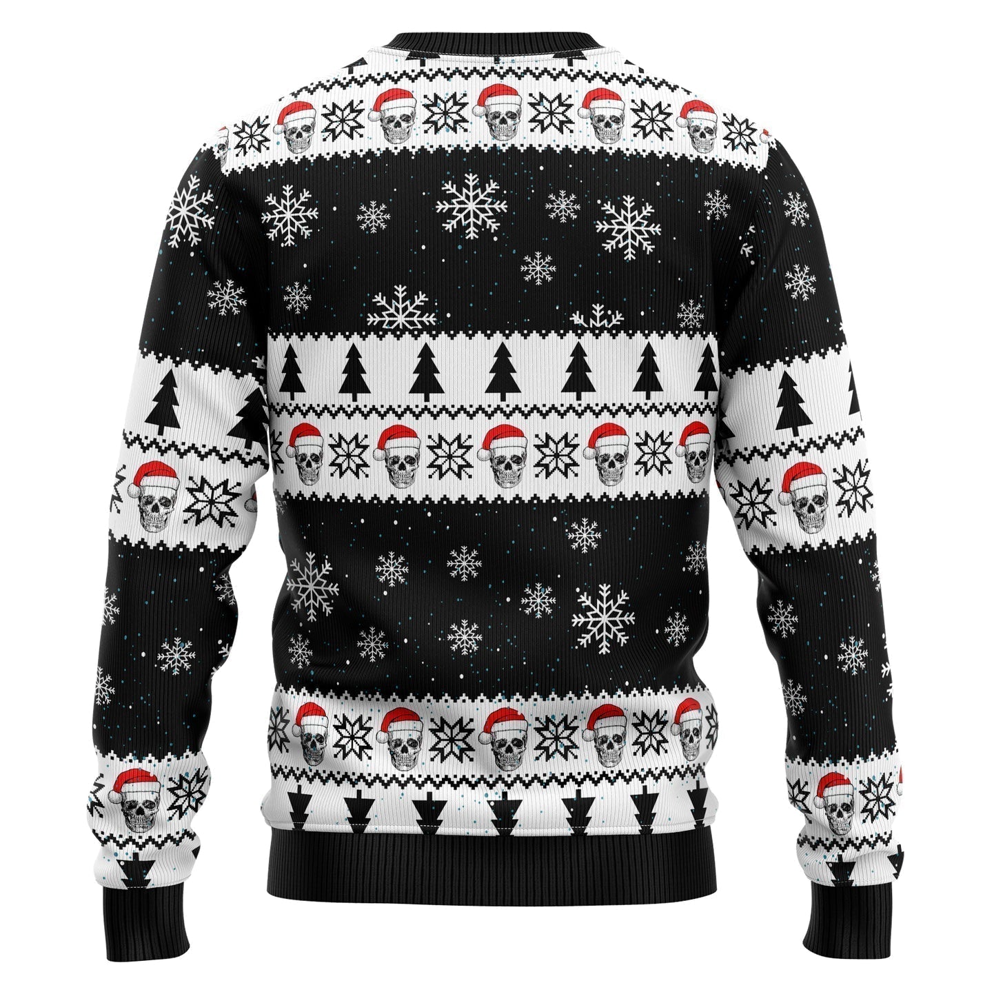 Skull Pine Tree Ugly Christmas Sweater For Men & Women Christmas Gift Sweater US2451 - WeCustomit