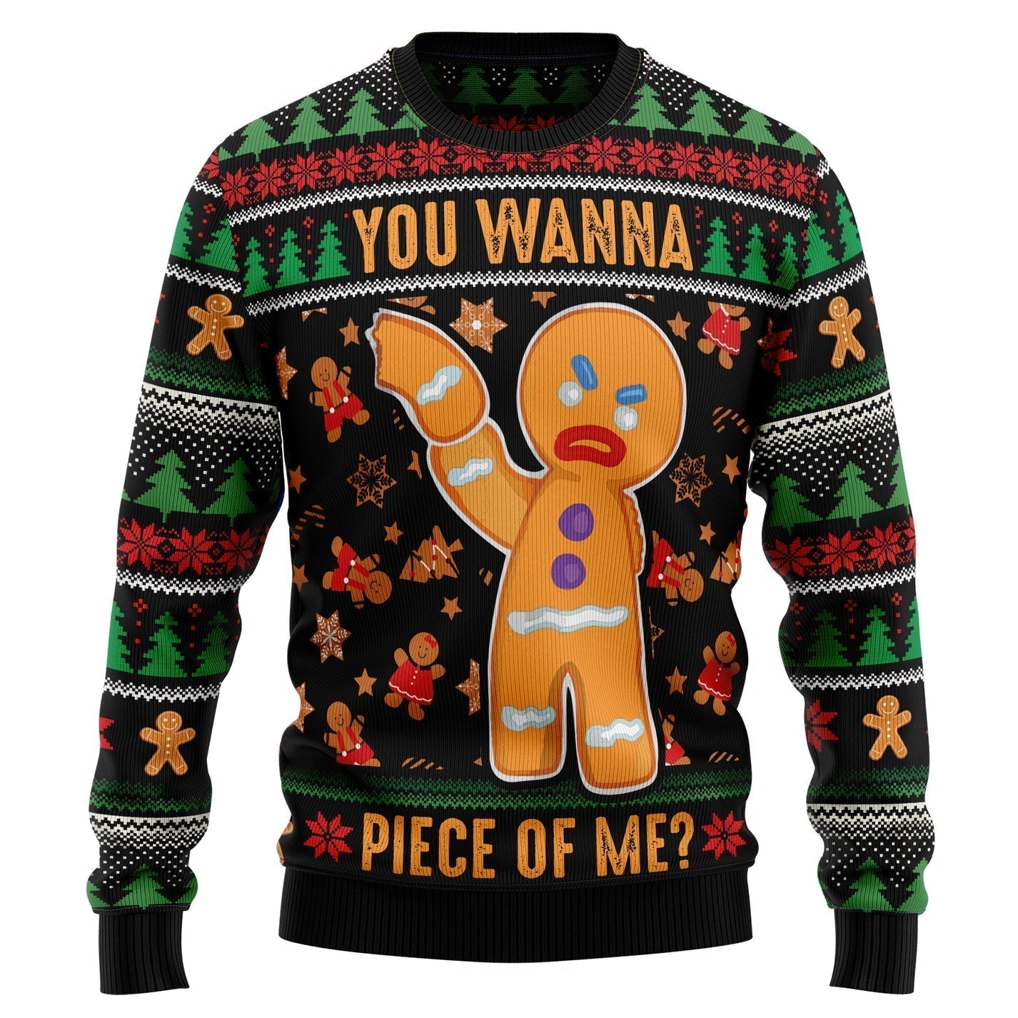 You Wanna Piece Of Me Ugly Christmas Sweater For Men & Women Christmas Gift Sweater US1481 - WeCustomit