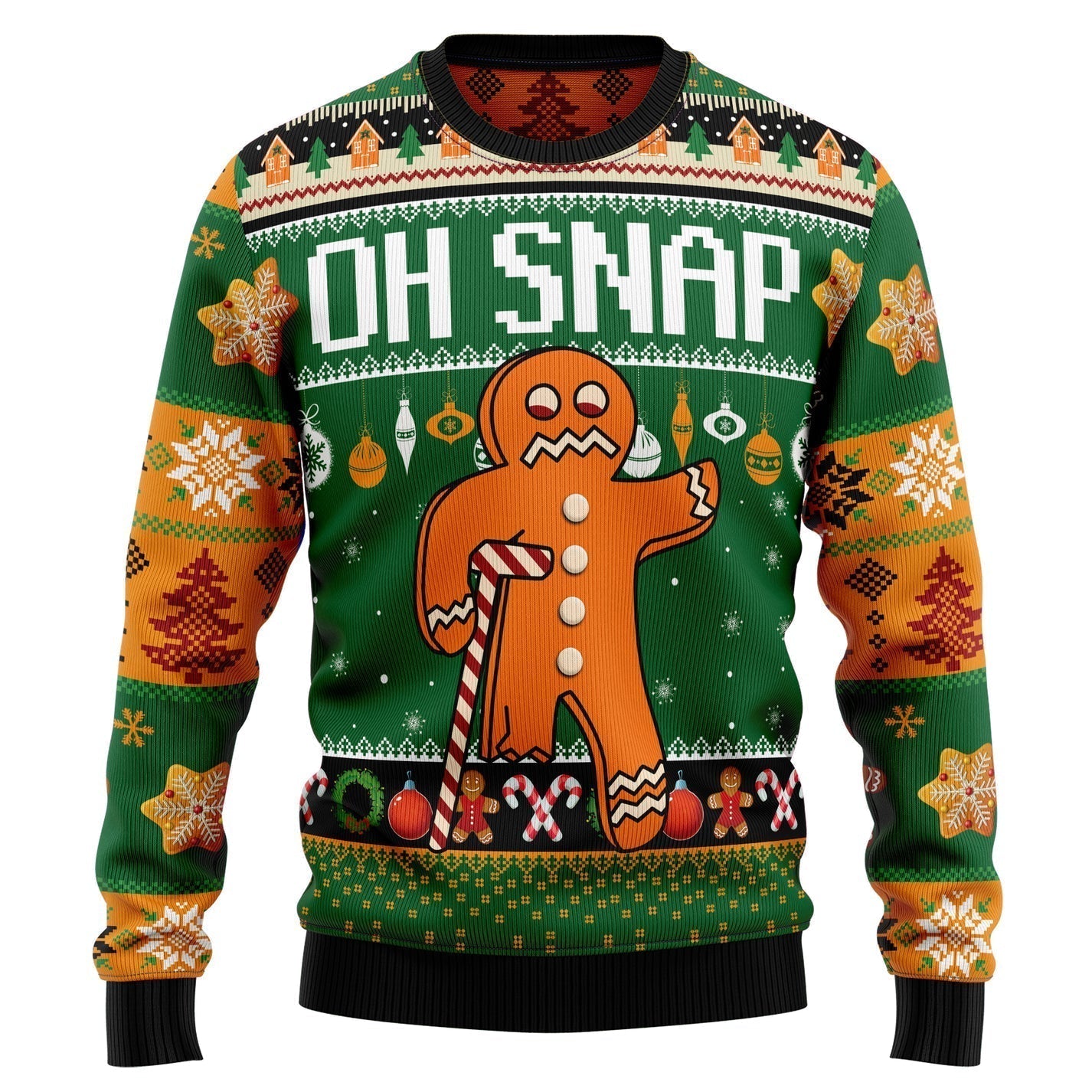 Oh Snap Ugly Christmas Sweater For Men & Women Christmas Gift Sweater US1534 - WeCustomit