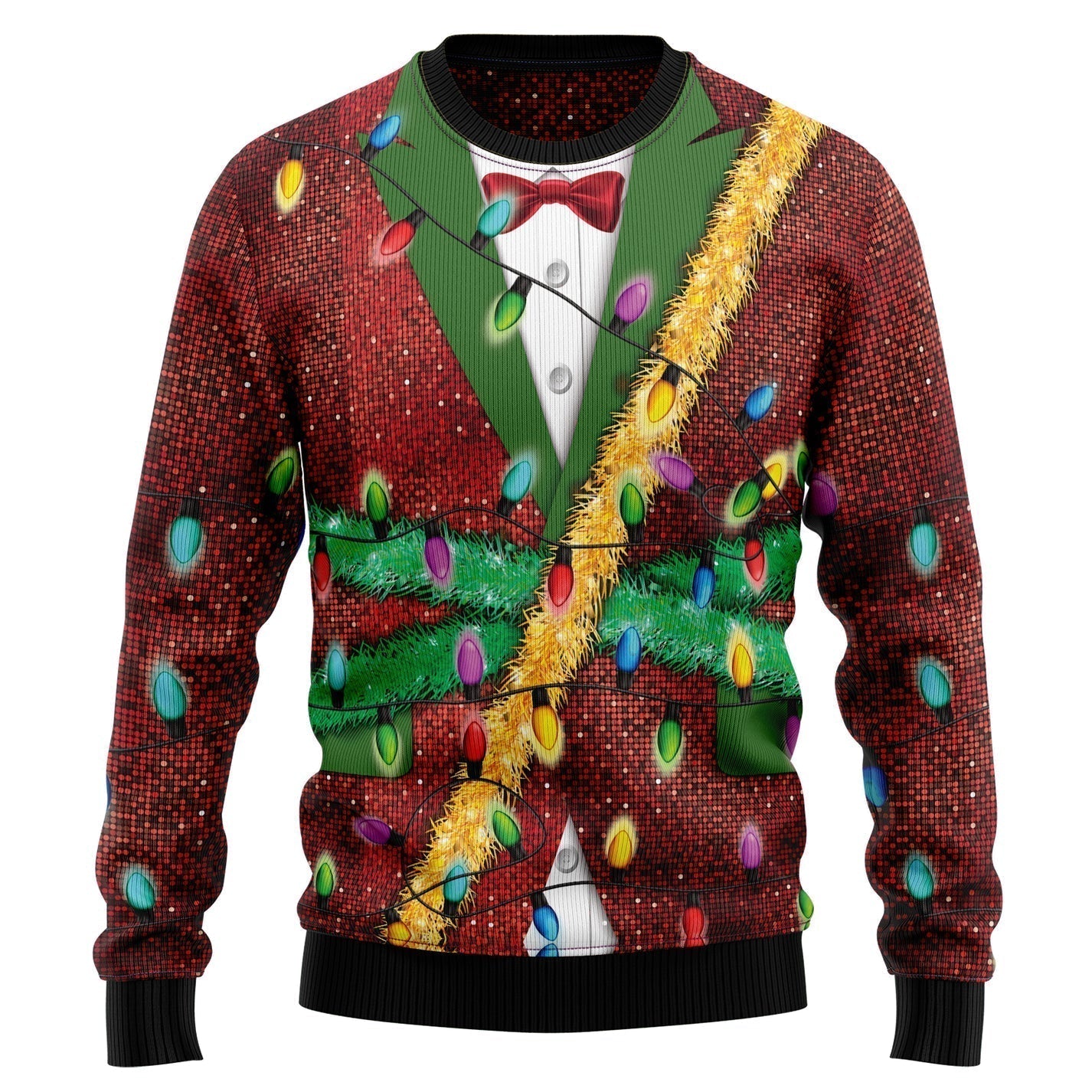 Christmas Light Gift Ugly Christmas Sweater For Men & Women Christmas Gift Sweater US3160 - WeCustomit