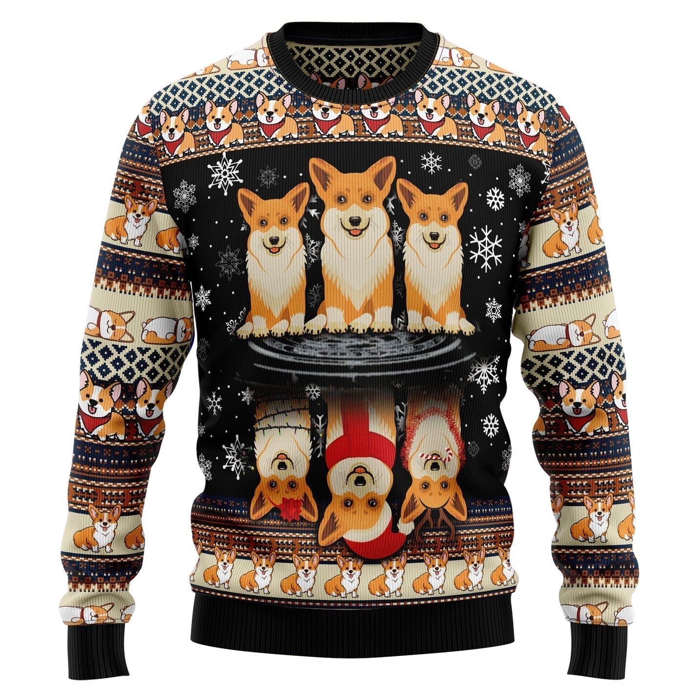 Lovely Dogs Ugly Christmas Sweater For Men & Women Christmas Gift Sweater US3188 - WeCustomit