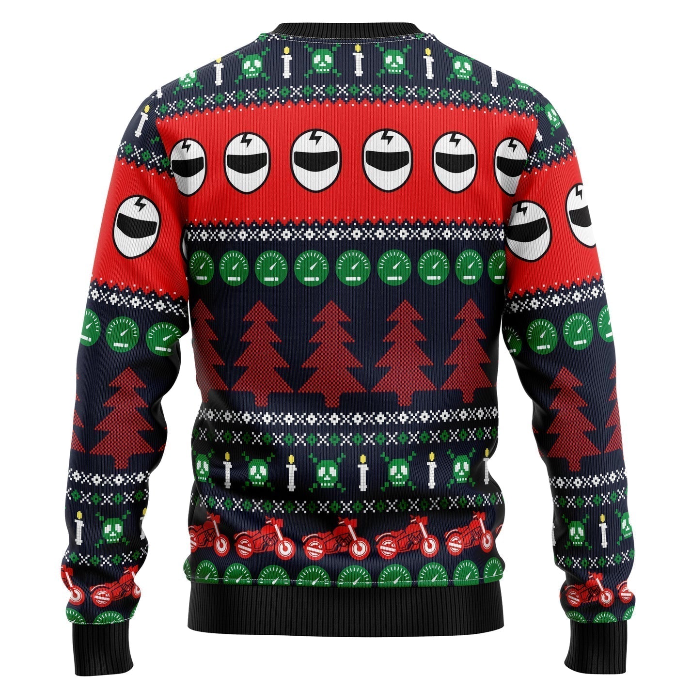 Motorbike Braaap Ugly Christmas Sweater For Men & Women Christmas Gift Sweater US3013 - WeCustomit