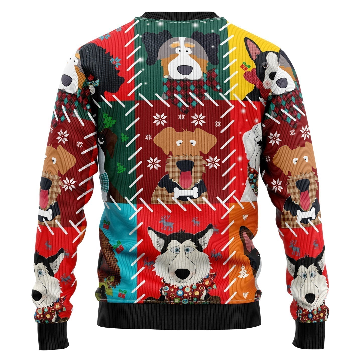 Dog Face Christmas Ugly Christmas Sweater For Men & Women Christmas Gift Sweater US2589 - WeCustomit