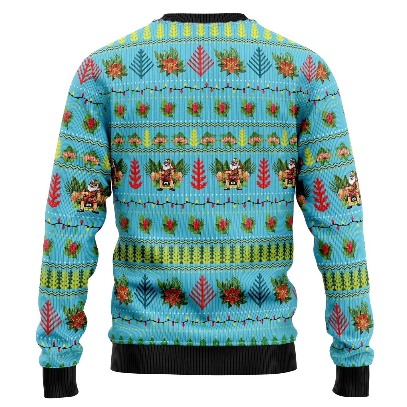 Hawaiian Christmas Santa Claus Ugly Christmas Sweater For Men & Women Christmas Gift Sweater US3518 - WeCustomit