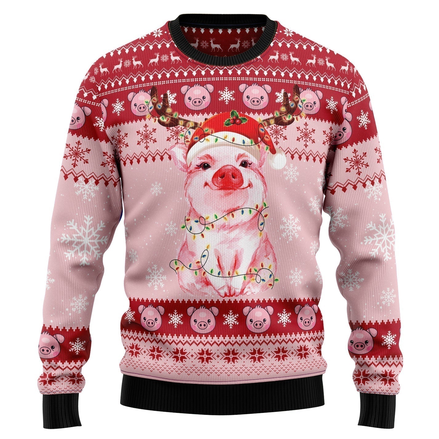 Lovely Pig Ugly Christmas Sweater For Men & Women Christmas Gift Sweater US1519 - WeCustomit