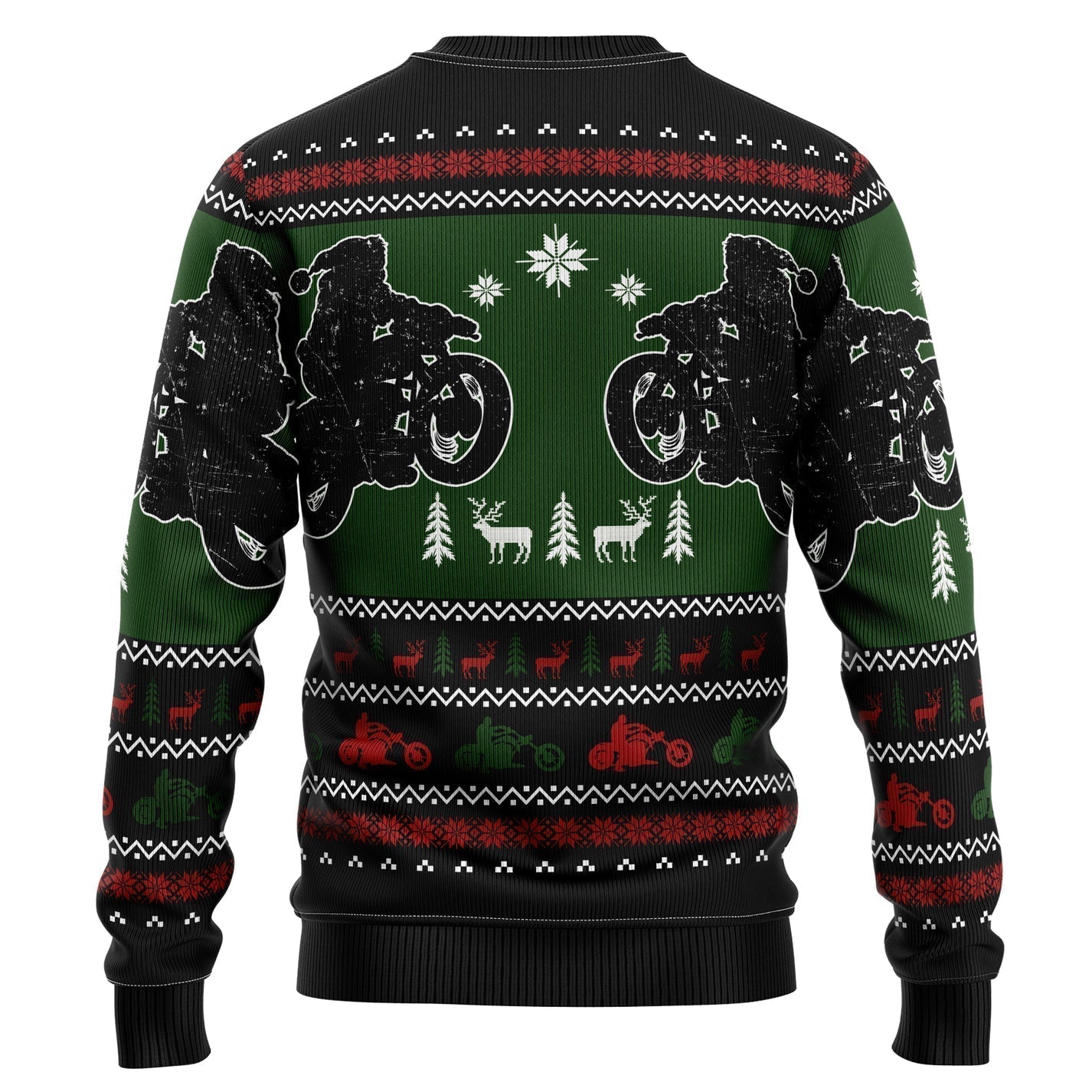 Santa Born To Ride Ugly Christmas Sweater For Men & Women Christmas Gift Sweater US3513 - WeCustomit