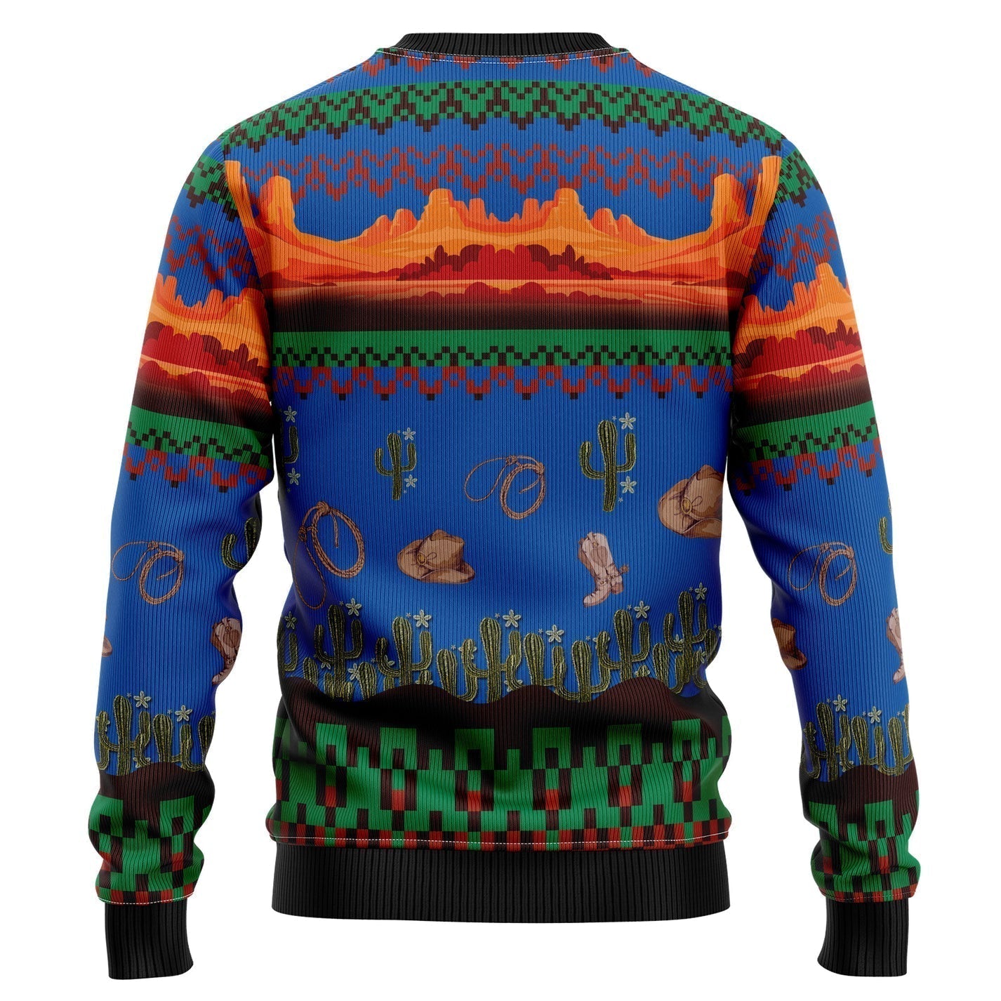 Cowboy Desert Ugly Christmas Sweater For Men & Women Christmas Gift Sweater US3157 - WeCustomit