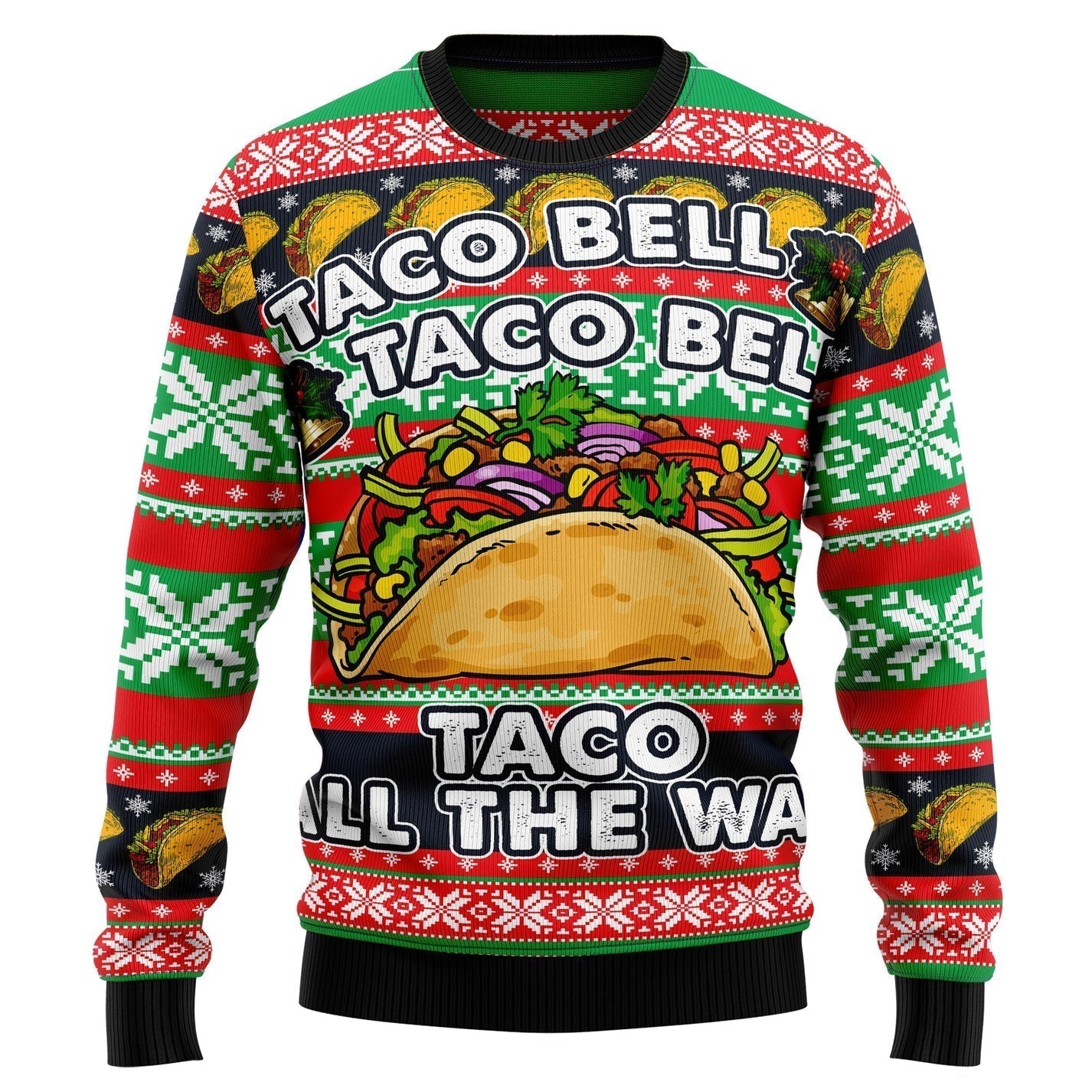 Tacos Taco Bell Ugly Christmas Sweater For Men & Women Christmas Gift Sweater US2456 - WeCustomit