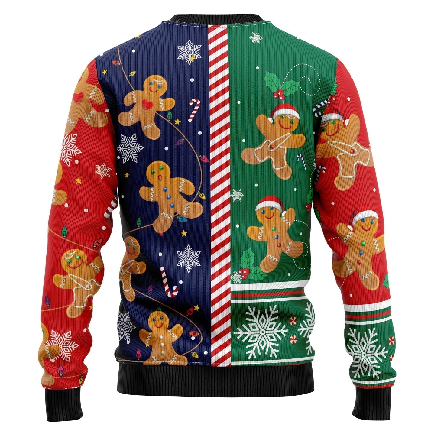 Gingerbread Christmas Cookie Ugly Christmas Sweater For Men & Women Christmas Gift Sweater US3186 - WeCustomit