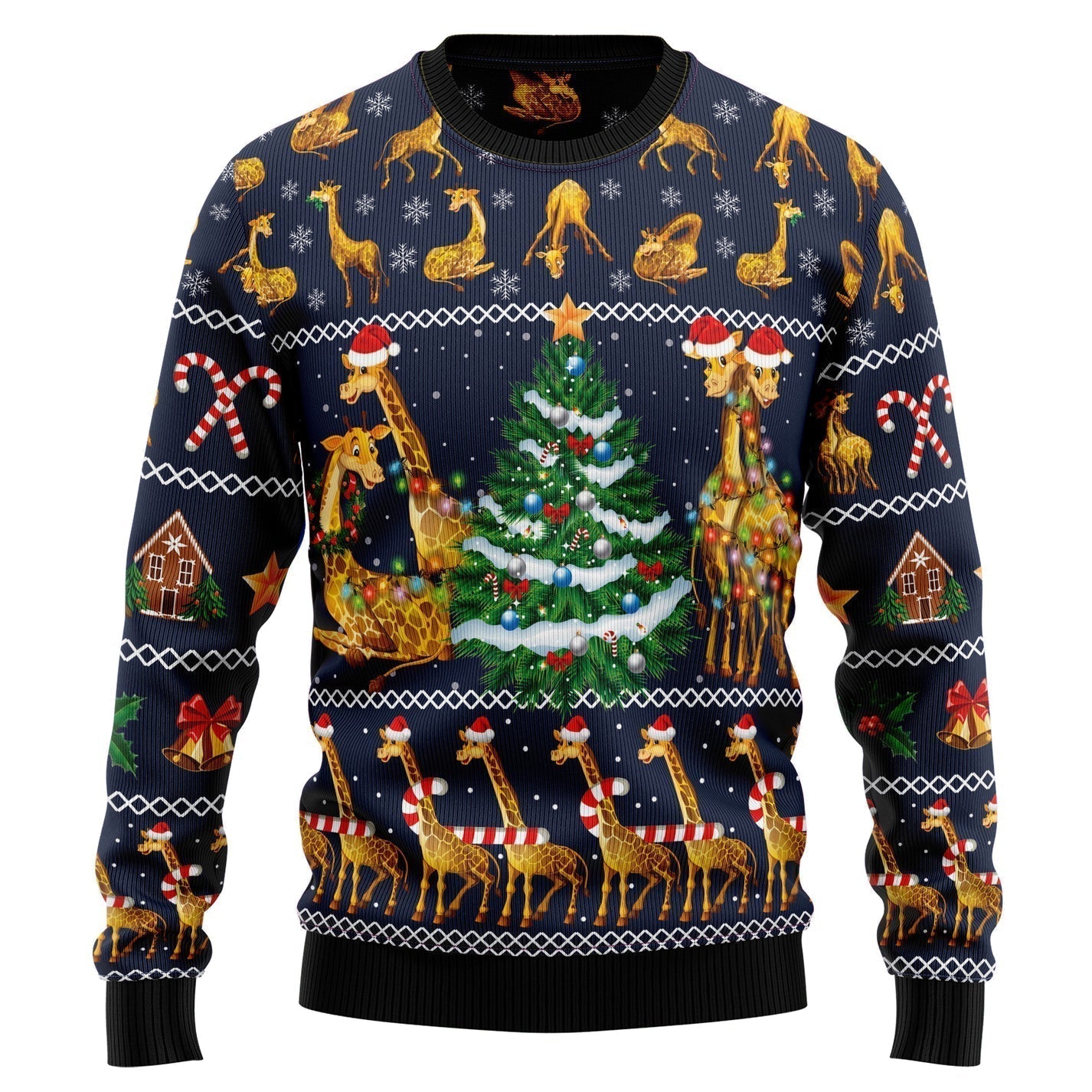 Dog Pine Tree Ugly Sweater For Men & Women Christmas Gift Sweater US2895 - WeCustomit