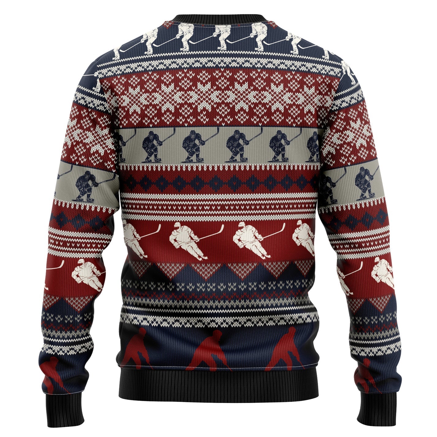 Hockey Checking It Once Checking It Twice Ugly Christmas Sweater For Men & Women Christmas Gift Sweater US2943 - WeCustomit
