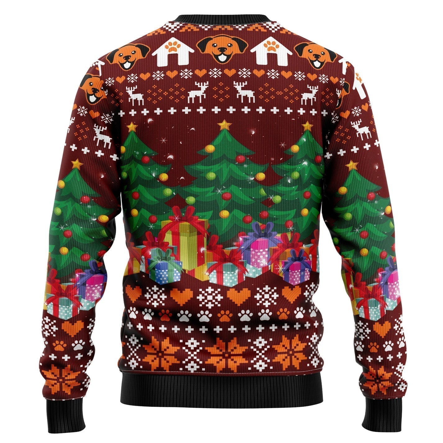 Basset Hound Pine Tree Ugly Christmas Sweater For Men & Women Christmas Gift Sweater US3575 - WeCustomit