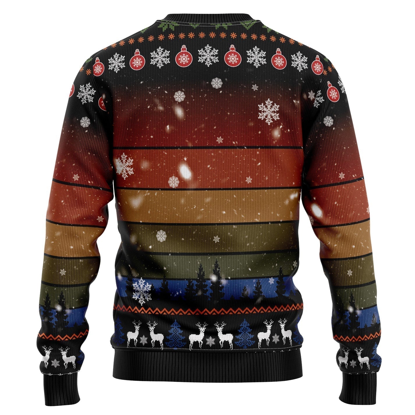 Vintage Background Awesome Deer Ugly Christmas Sweater For Men & Women Christmas Gift Sweater US3552 - WeCustomit