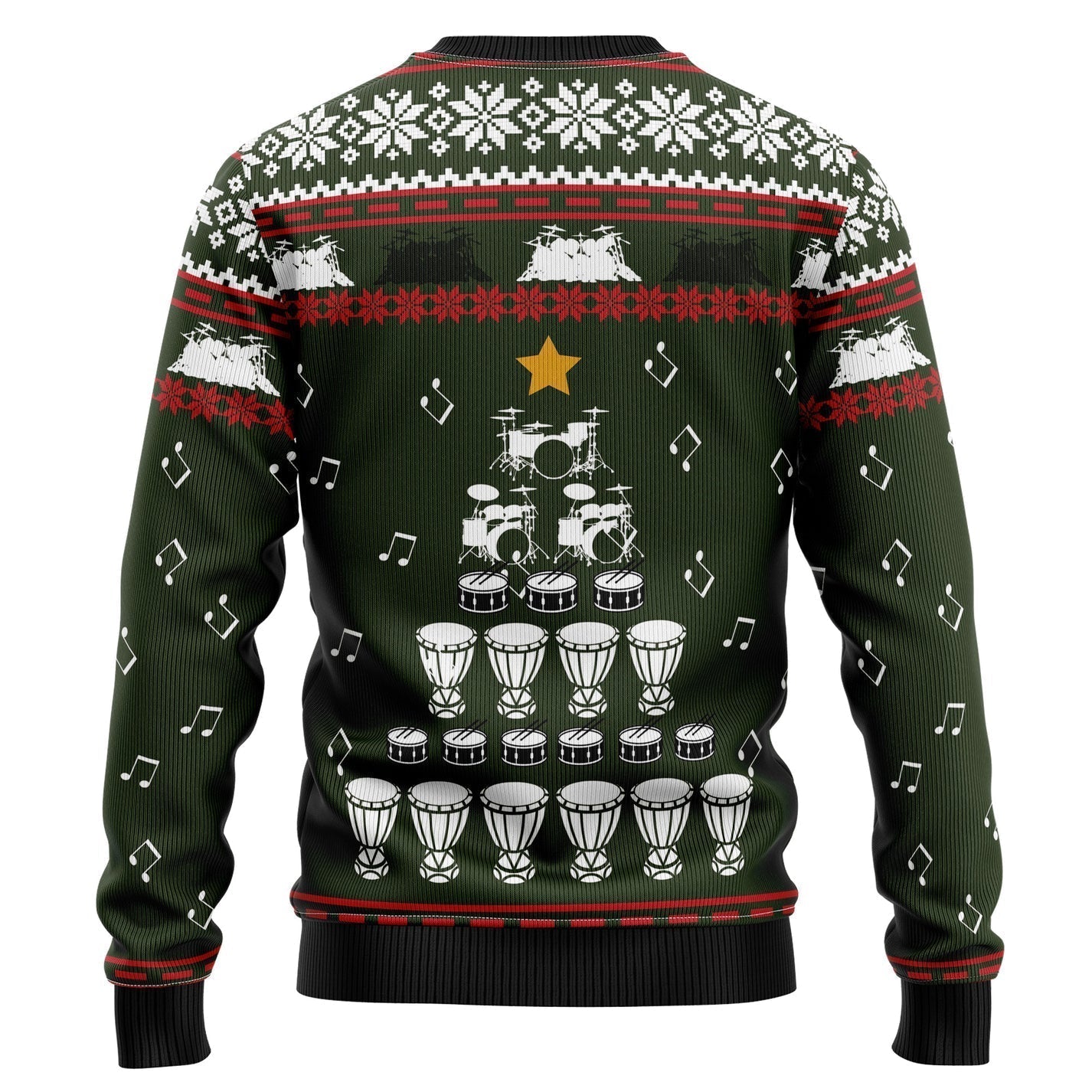 Drum Solo Ugly Christmas Sweater For Men & Women Christmas Gift Sweater US3175 - WeCustomit