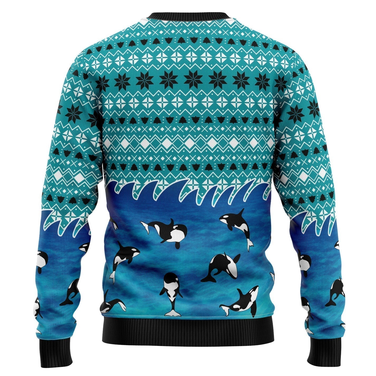 Love Oracle Whale Ugly Christmas Sweater For Men & Women Christmas Gift Sweater US3318 - WeCustomit