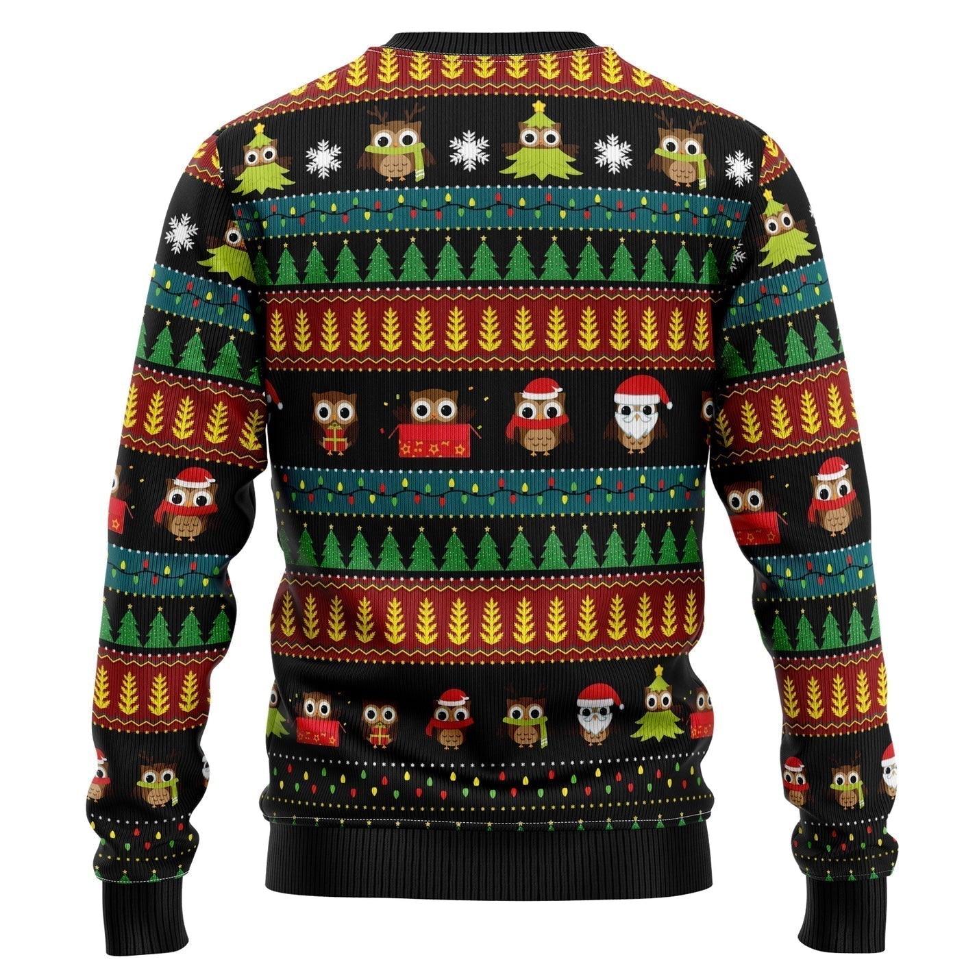 Owl Christmas Tree Ugly Christmas Sweater For Men & Women Christmas Gift Sweater US3189 - WeCustomit