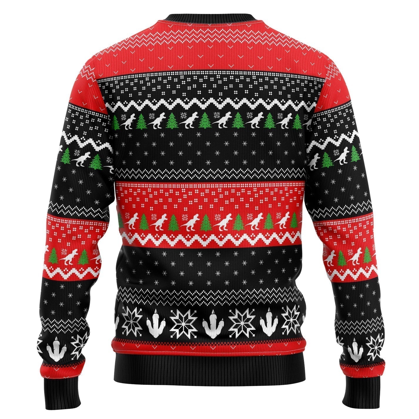 T-Rex Santa Claws Ugly Christmas Sweater For Men & Women Christmas Gift Sweater US3556 - WeCustomit