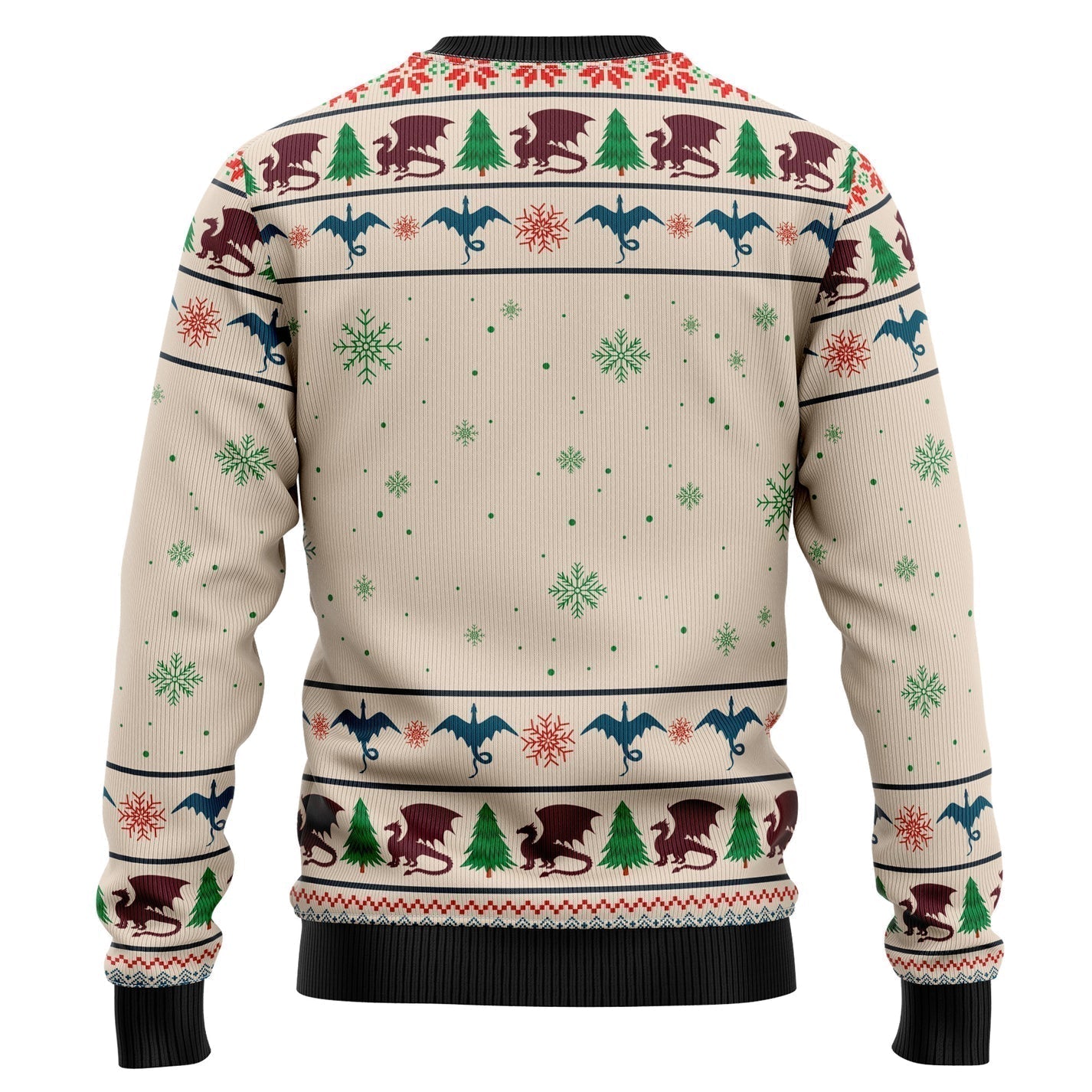 Dragon Tree Ugly Christmas Sweater For Men & Women Christmas Gift Sweater US3162 - WeCustomit