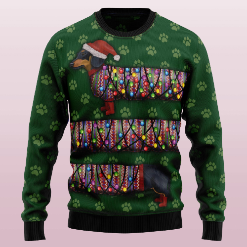 Funny Christmas Dog Ugly Christmas Sweater For Men & Women Christmas Gift Sweater US14672 - WeCustomit