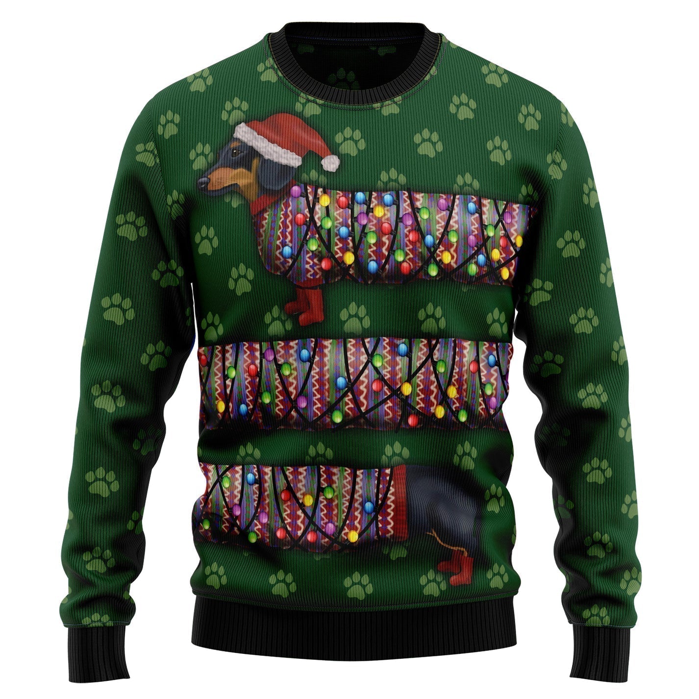 Funny Christmas Dog Ugly Christmas Sweater For Men & Women Christmas Gift Sweater US14672 - WeCustomit