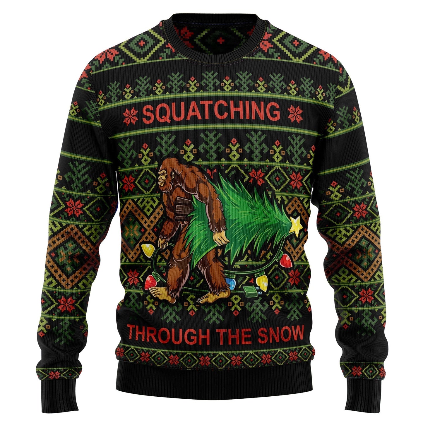 Snow Ugly Christmas Sweater For Men & Women Christmas Gift Sweater US2192 - WeCustomit