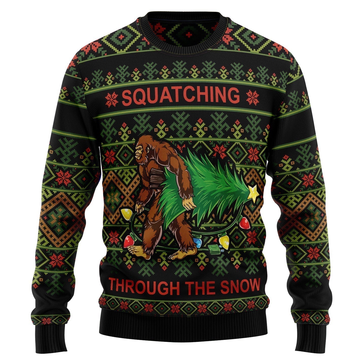 Snow Ugly Christmas Sweater For Men & Women Christmas Gift Sweater US3159 - WeCustomit