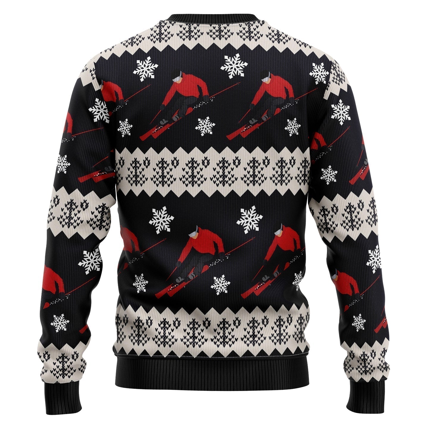 Skiing Christmas Ugly Christmas Sweater For Men & Women Christmas Gift Sweater US2795 - WeCustomit