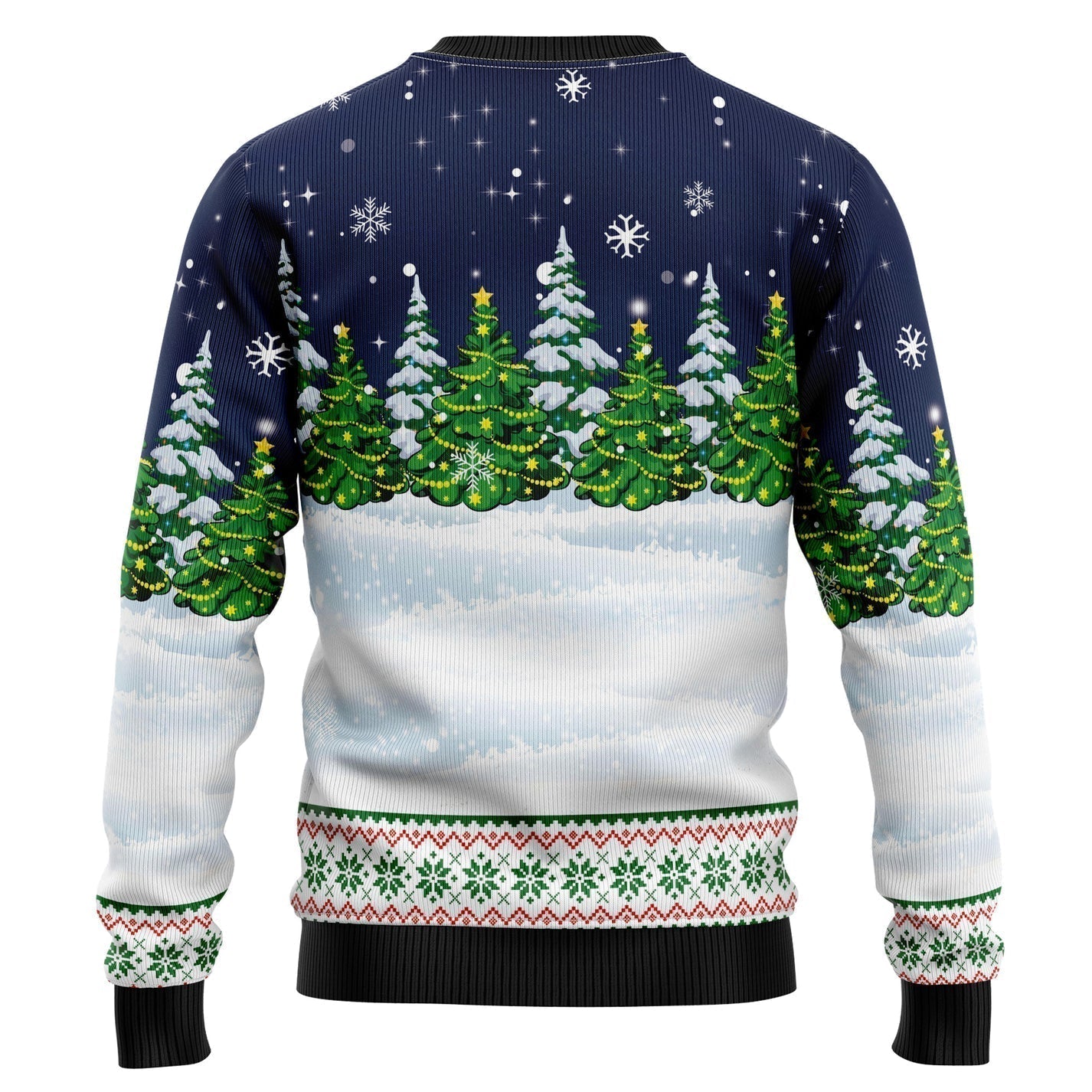Dreaming Dog Under Snow Ugly Christmas Sweater For Men & Women Christmas Gift Sweater US2942 - WeCustomit