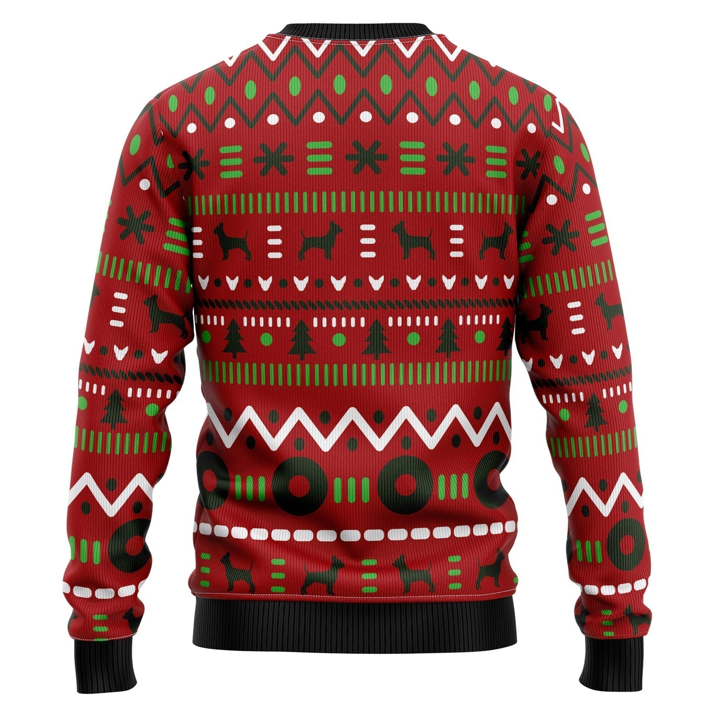Playful My Dog Merry Christmas Ugly Christmas Sweater For Men & Women Christmas Gift Sweater US3314 - WeCustomit