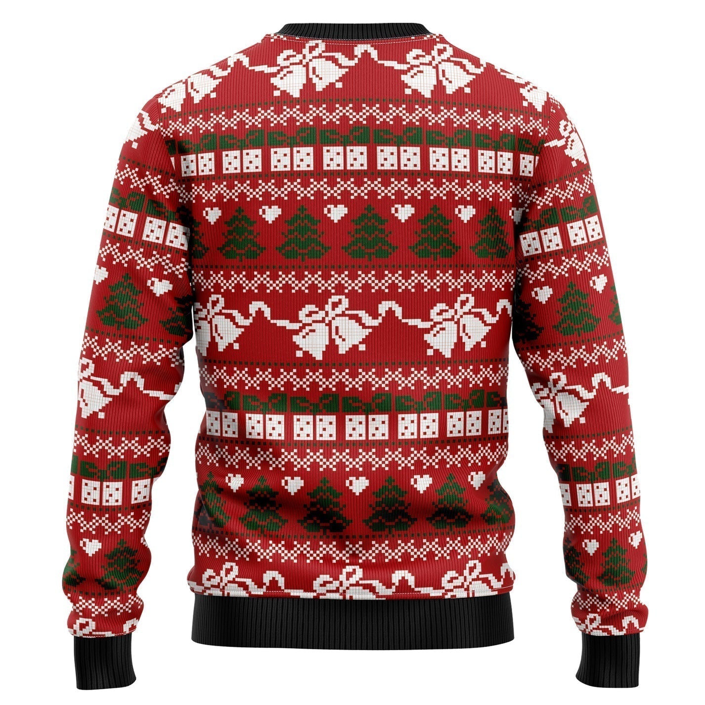 Golden Red Truck Ugly Christmas Sweater For Men & Women Christmas Gift Sweater US3547 - WeCustomit