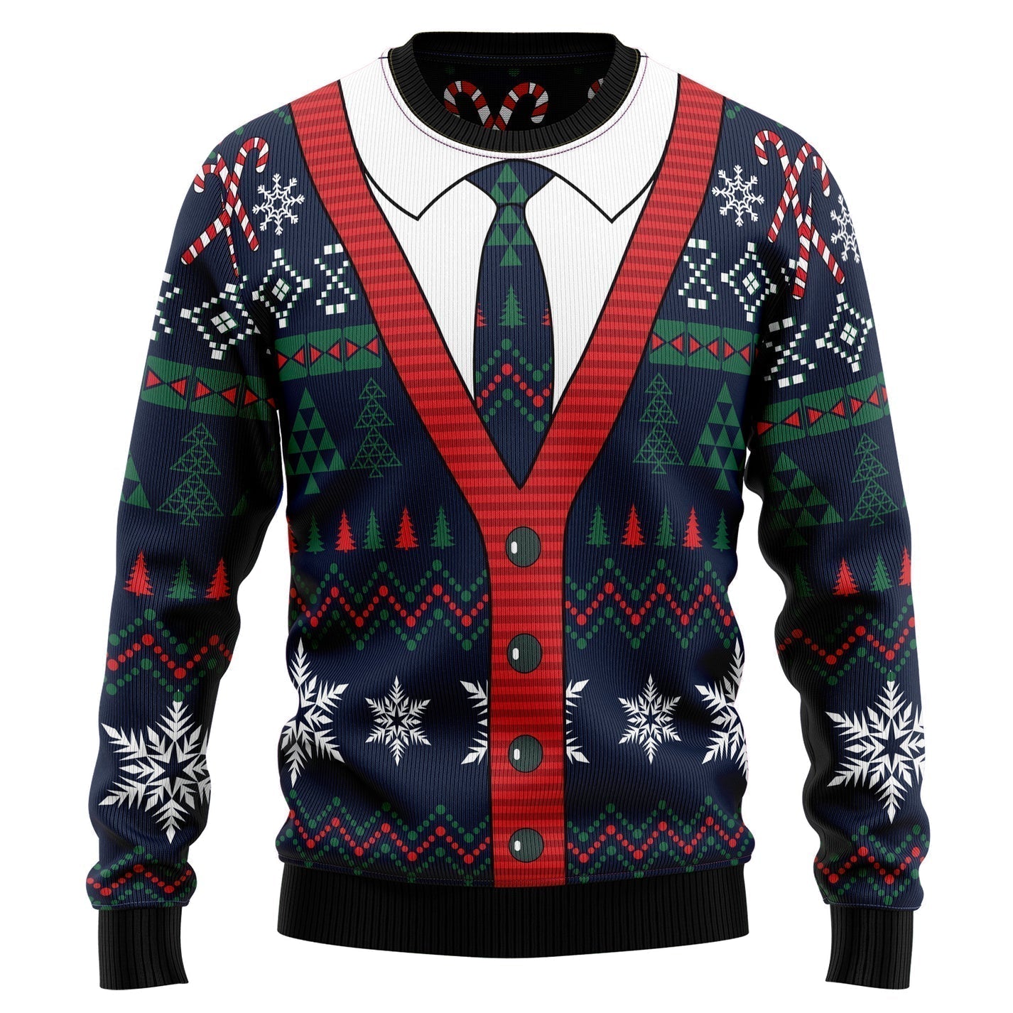 Cardigan Ugly Christmas Sweater For Men & Women Christmas Gift Sweater US2951 - WeCustomit
