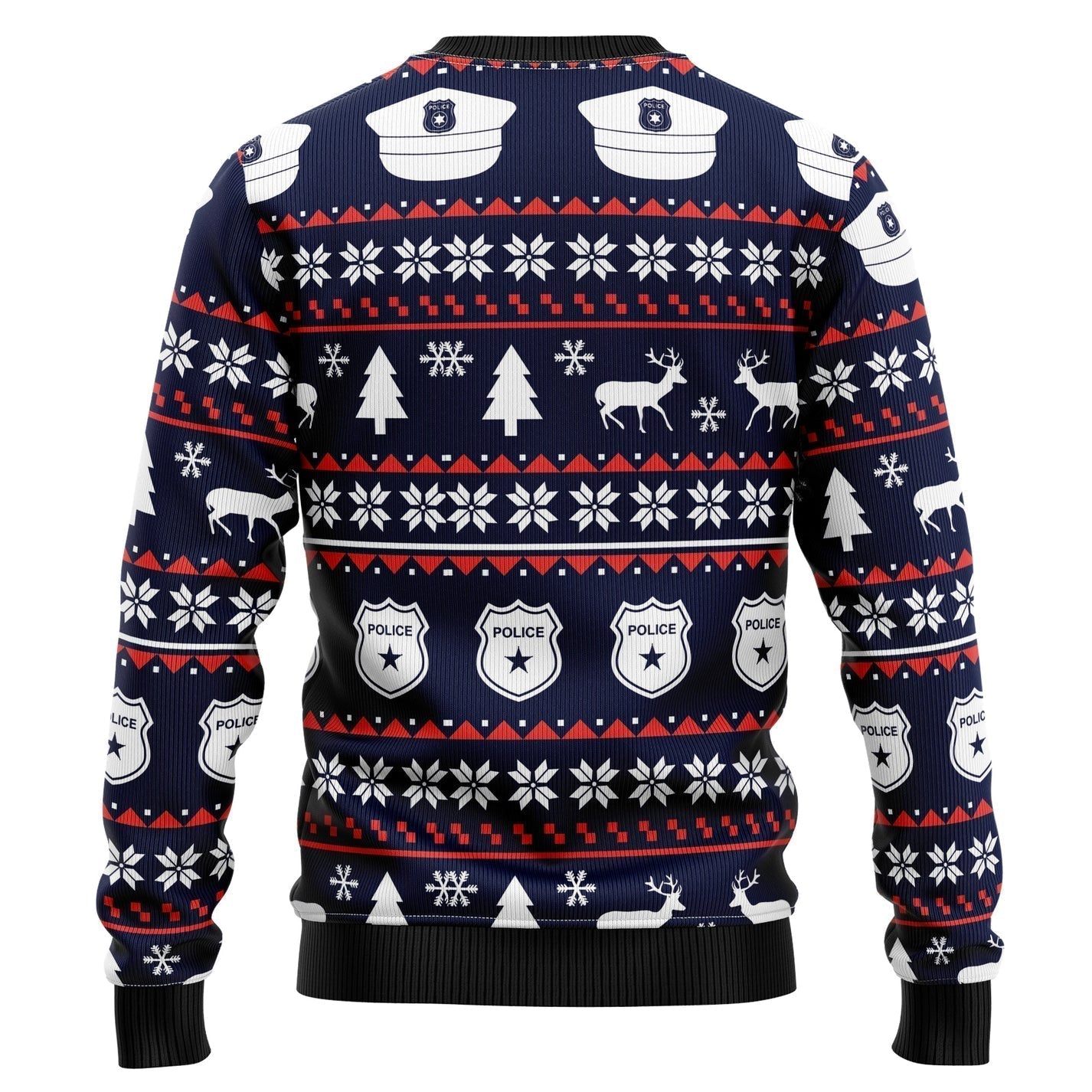 Police Ugly Christmas Sweater For Men & Women Christmas Gift Sweater US3171 - WeCustomit