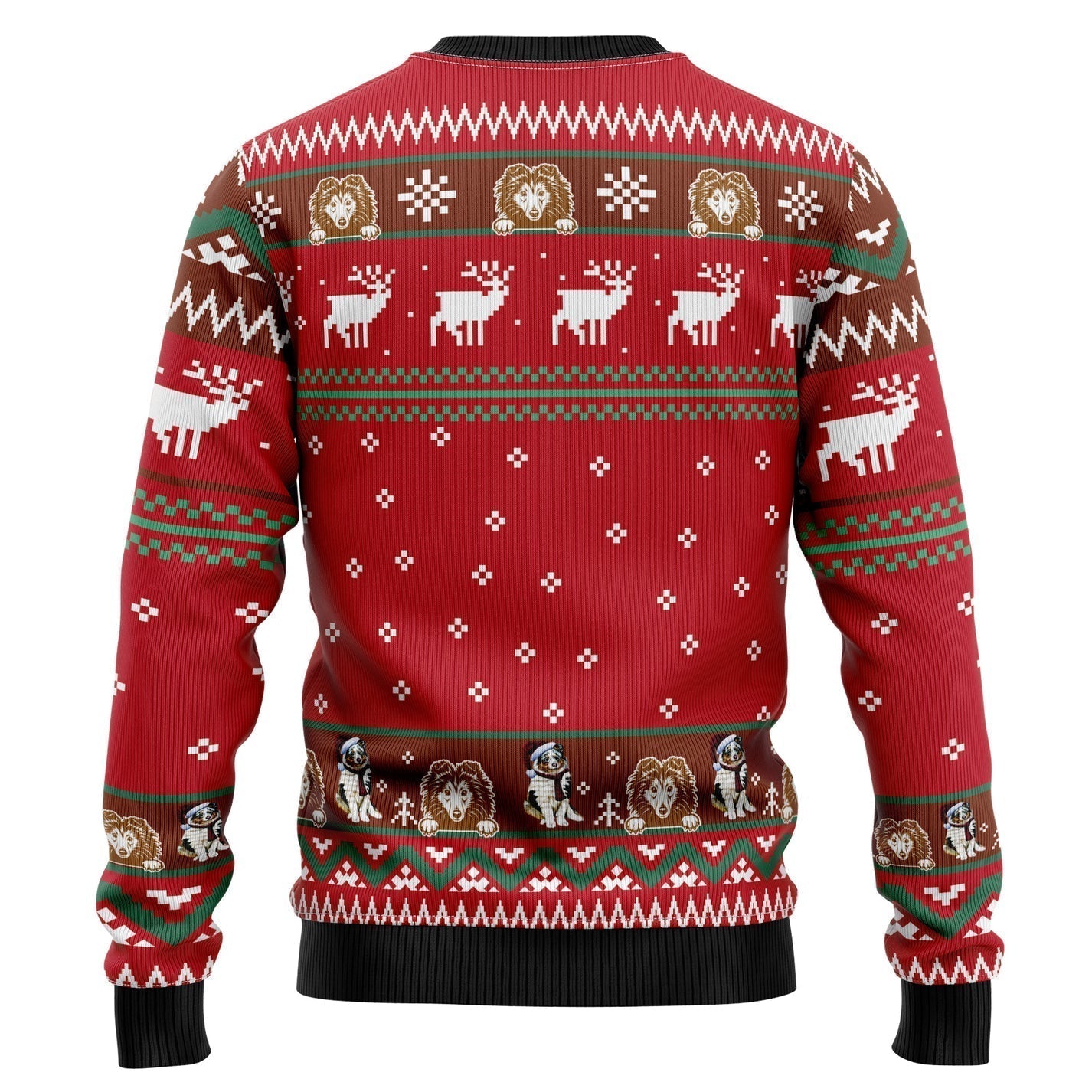 Sheepdogs Family Snow Ugly Christmas Sweater For Men & Women Christmas Gift Sweater US3555 - WeCustomit