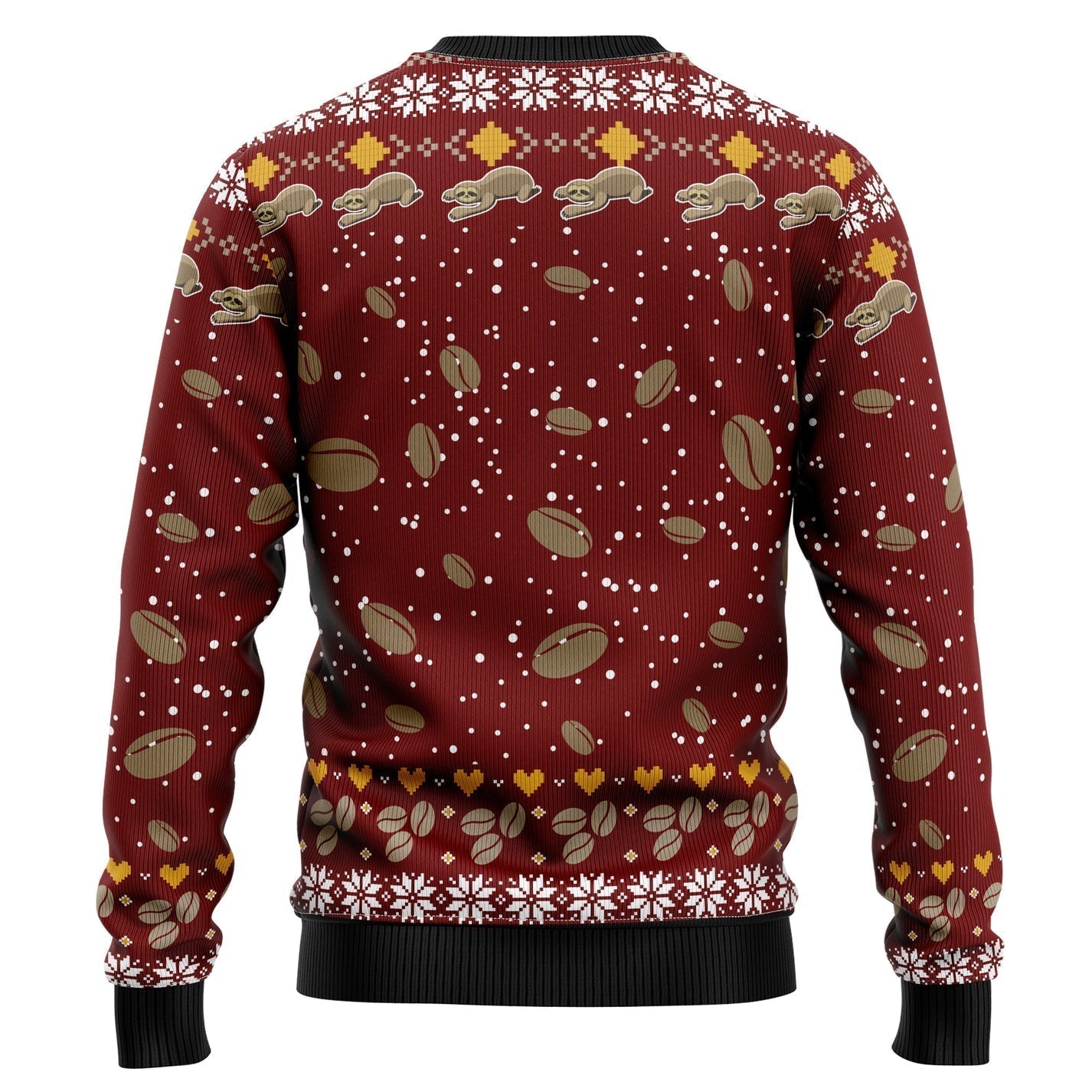 Sloth Coffee Ugly Christmas Sweater For Men & Women Christmas Gift Sweater US3169 - WeCustomit