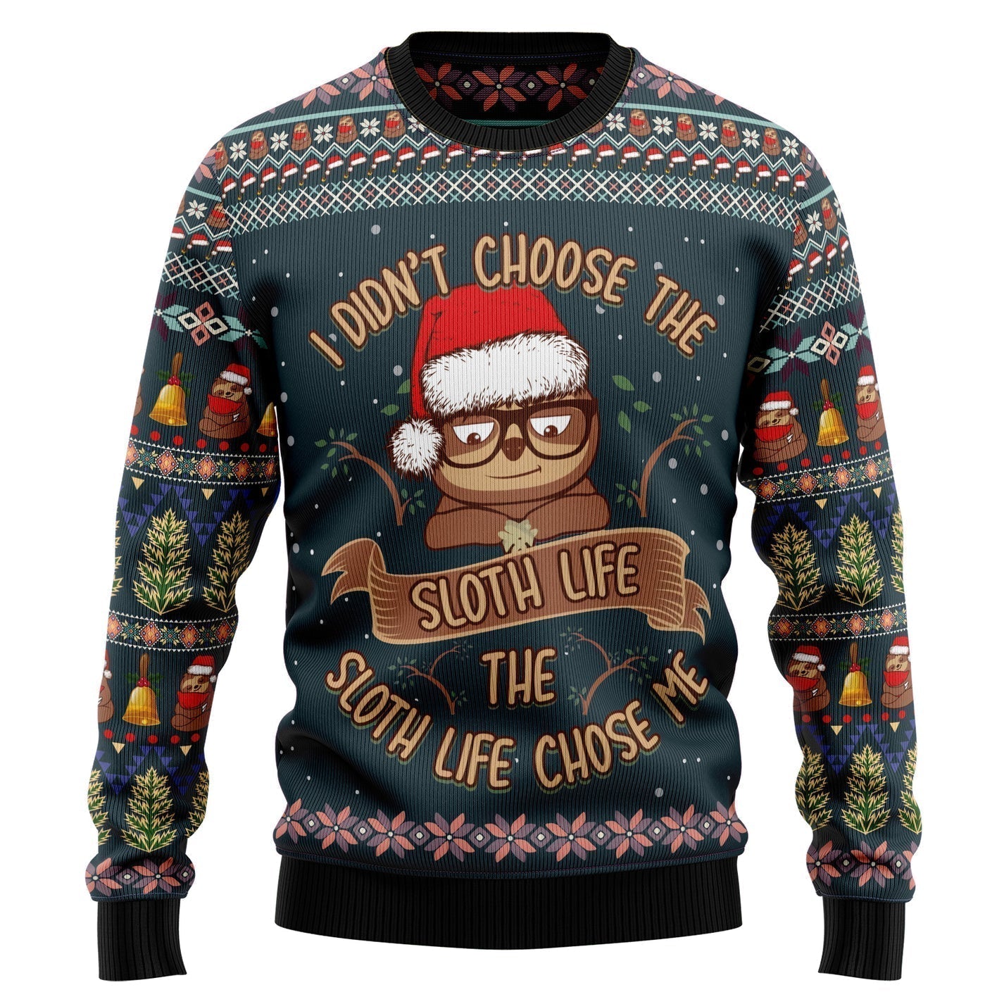 Sloth Life Ugly Christmas Sweater For Men & Women Christmas Gift Sweater US3172 - WeCustomit