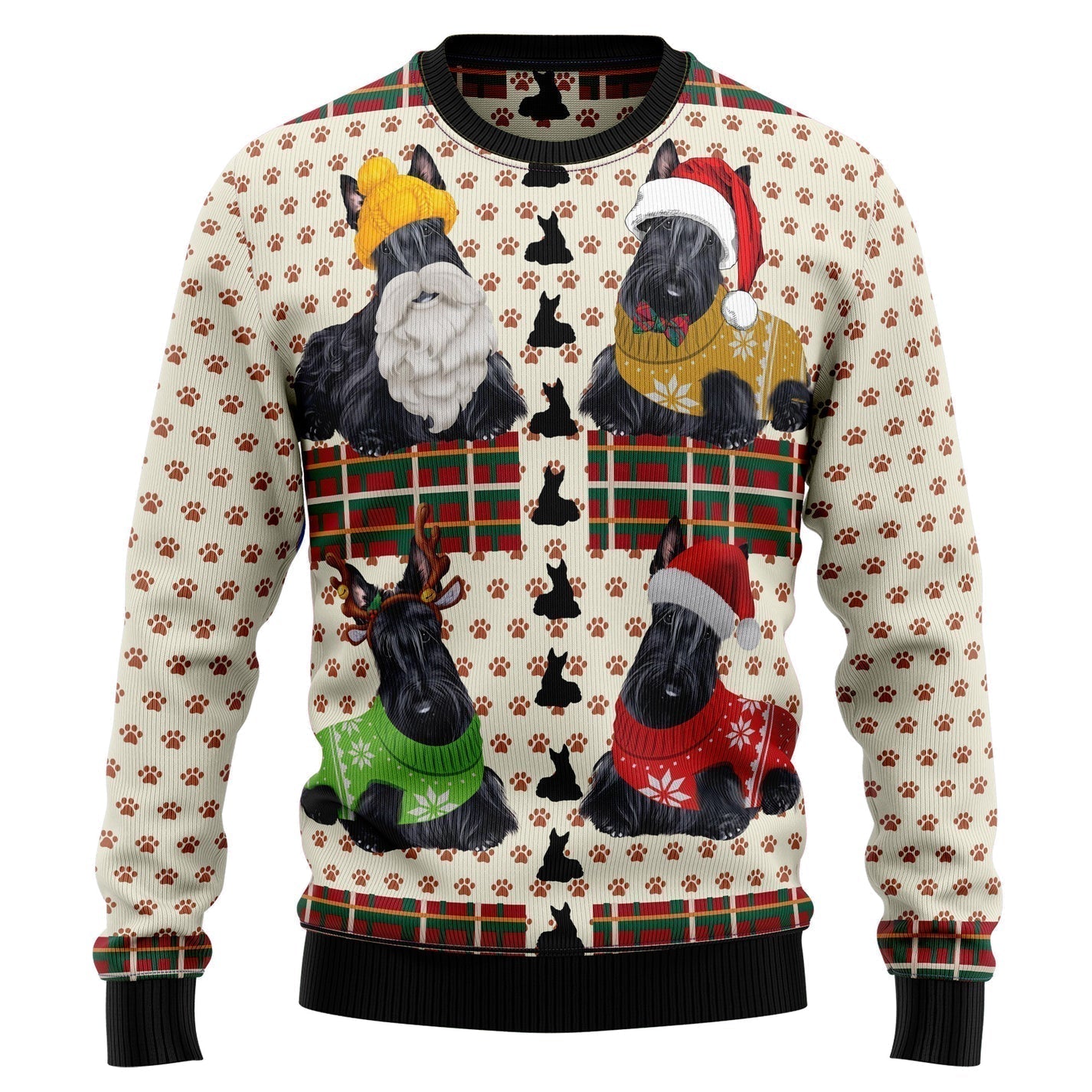 Christmas Dogs Ugly Christmas Sweater For Men & Women Christmas Gift Sweater US3326 - WeCustomit