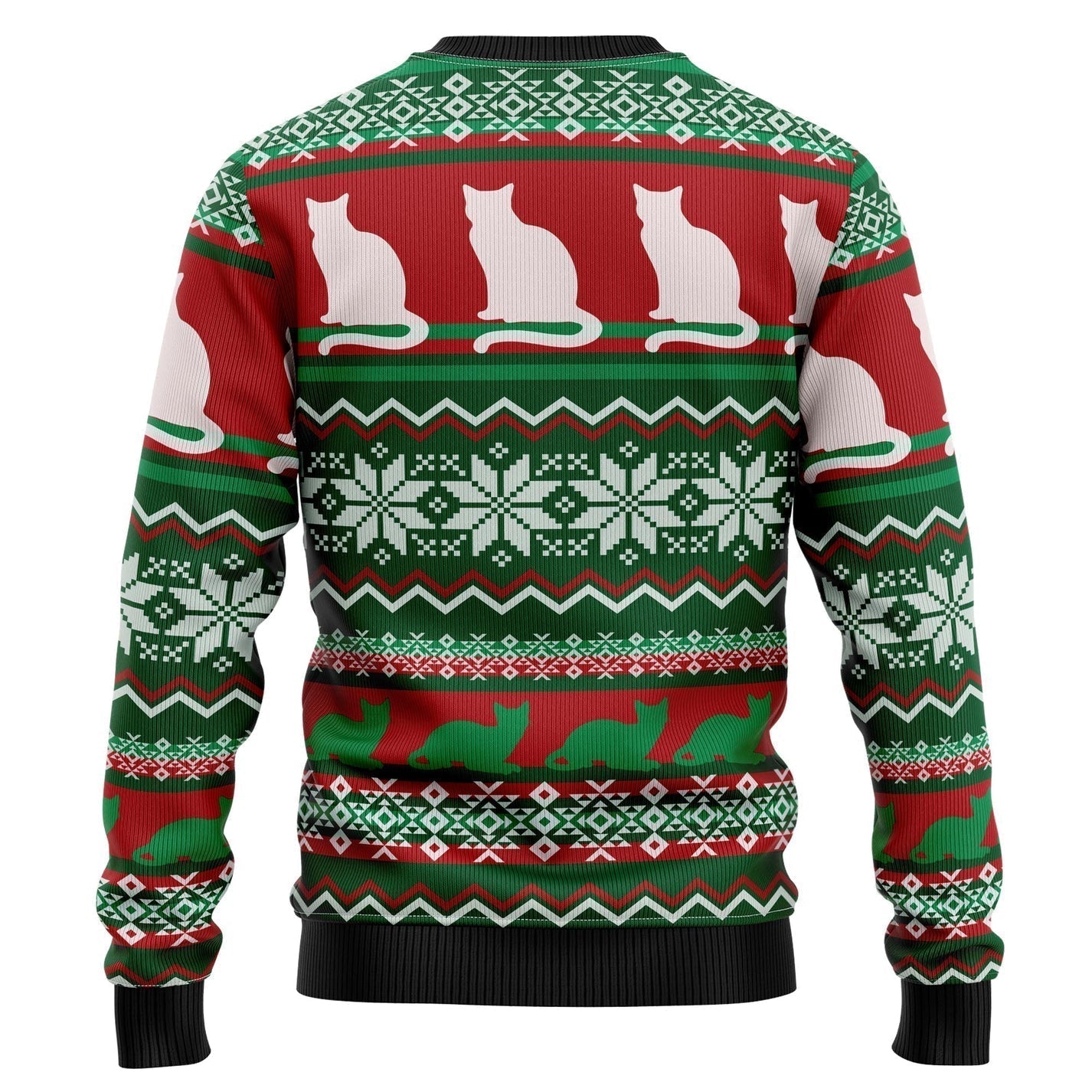 Cat Meowy Christmas Ugly Christmas Sweater For Men & Women Christmas Gift Sweater US3199 - WeCustomit