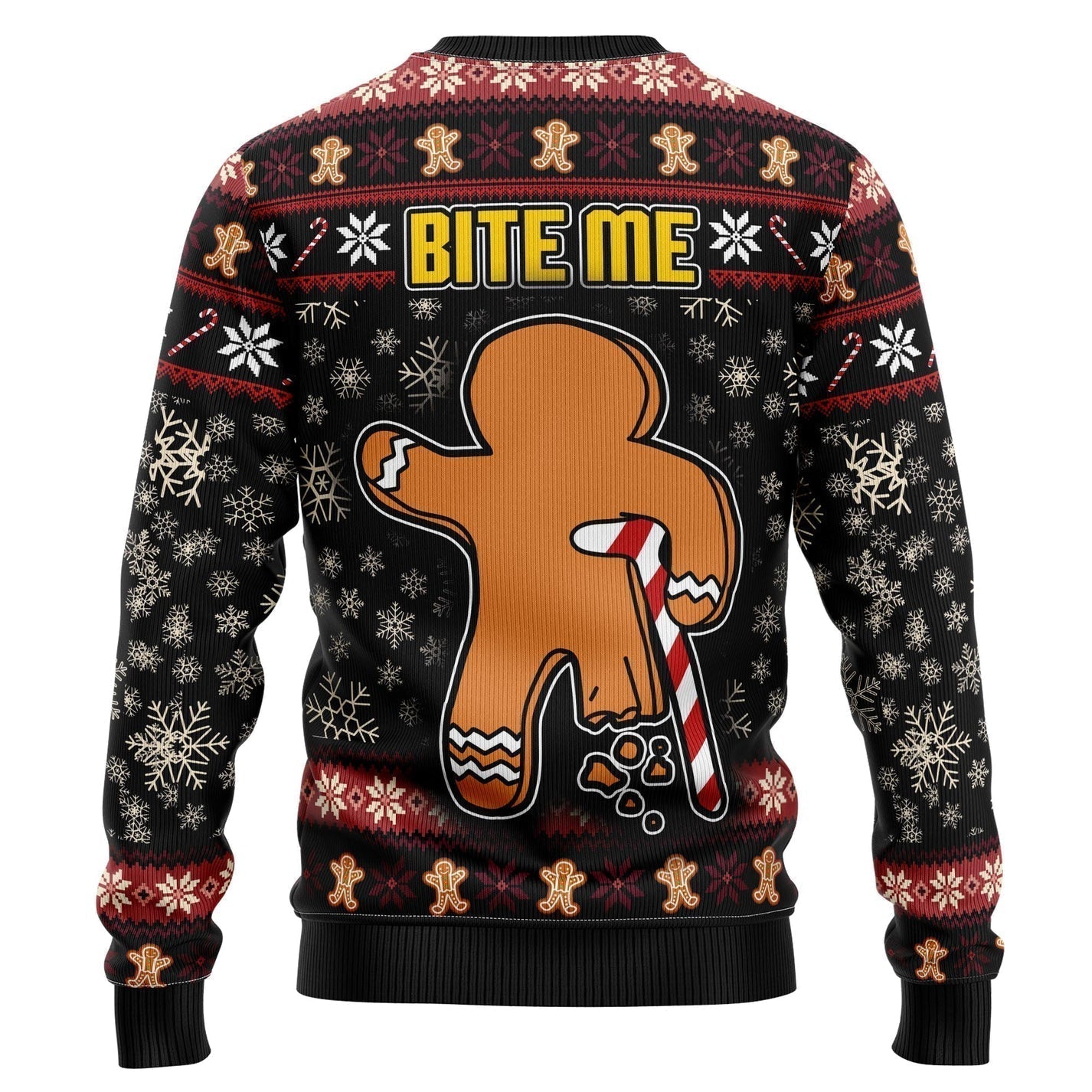 Oh Snap Gingerbread Ugly Christmas Sweater For Men & Women Christmas Gift Sweater US3192 - WeCustomit