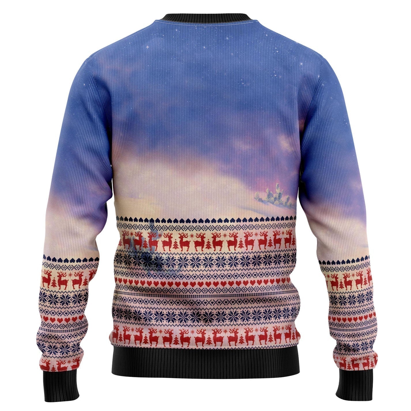 Cowboy Santa Claus Ugly Christmas Sweater For Men & Women Christmas Gift Sweater US3196 - WeCustomit
