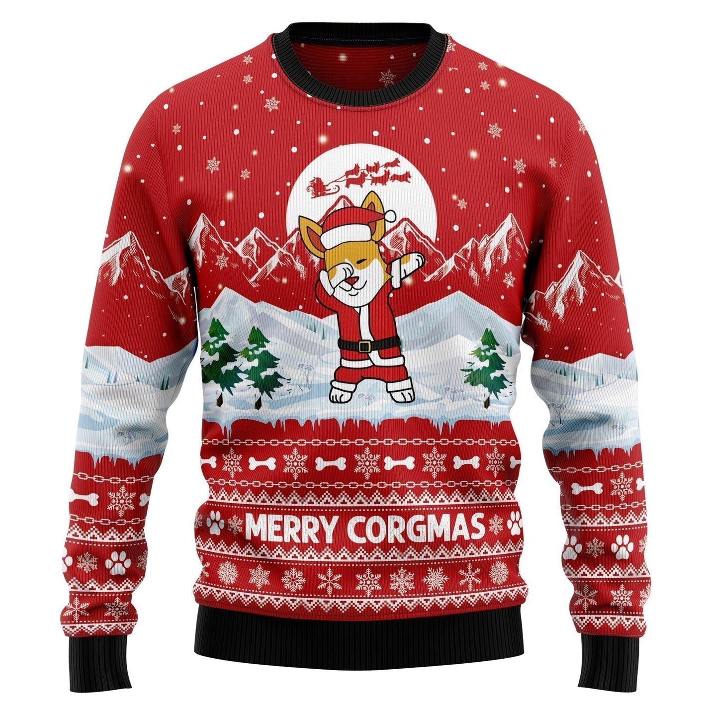 Merry Xmas Ugly Christmas Sweater For Men & Women Christmas Gift Sweater US3218 - WeCustomit