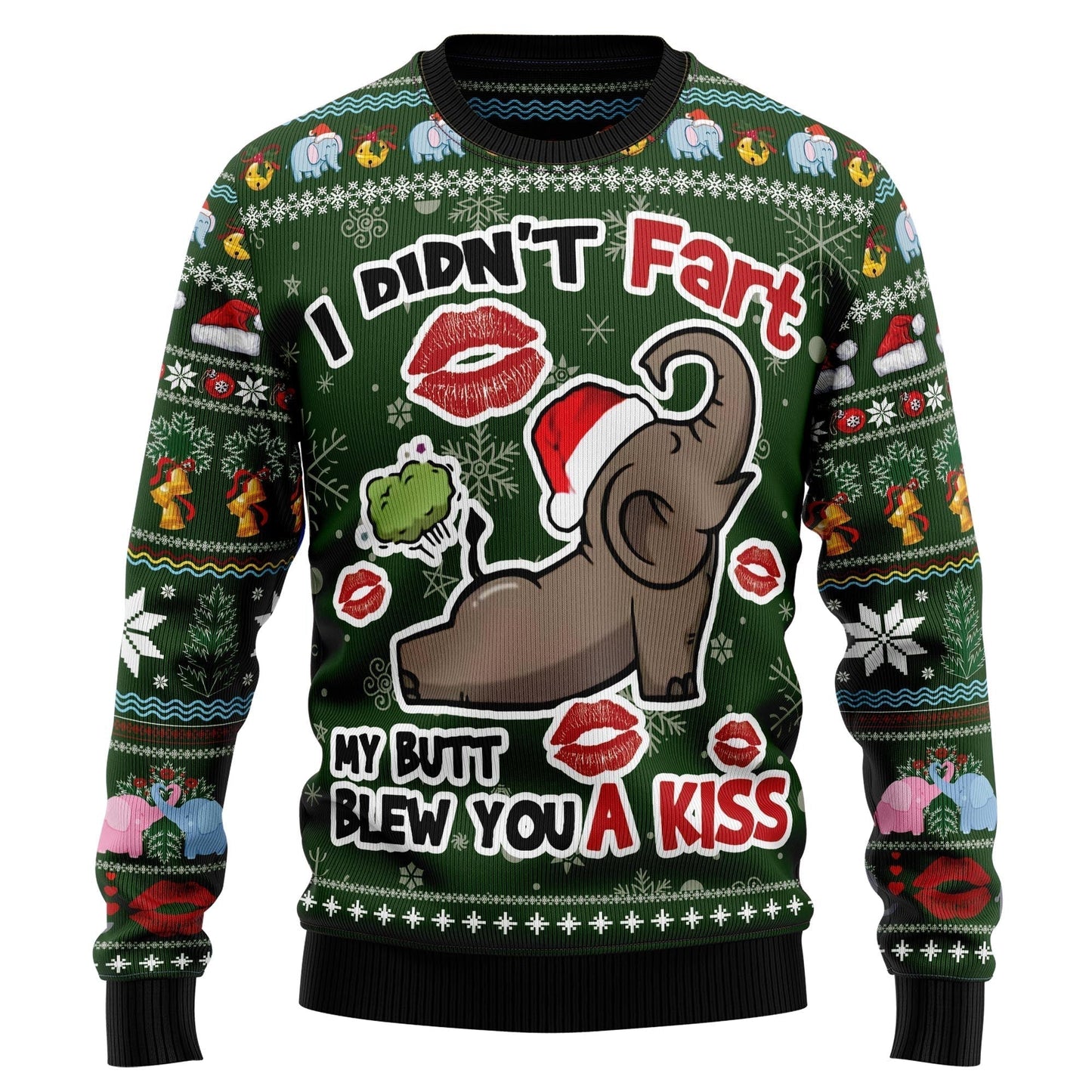 Elephant Ugly Christmas Sweater For Men & Women Christmas Gift Sweater US1949 - WeCustomit