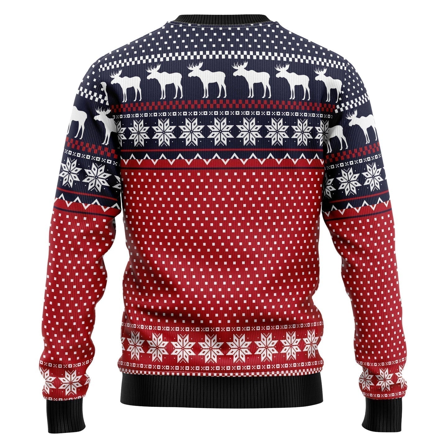 Moose Merry Ugly Christmas Sweater For Men & Women Christmas Gift Sweater US3165 - WeCustomit