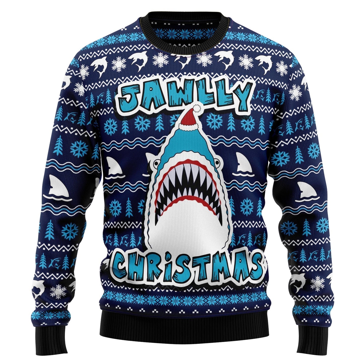 Shark Christmas Ugly Christmas Sweater For Men & Women Christmas Gift Sweater US2453 - WeCustomit