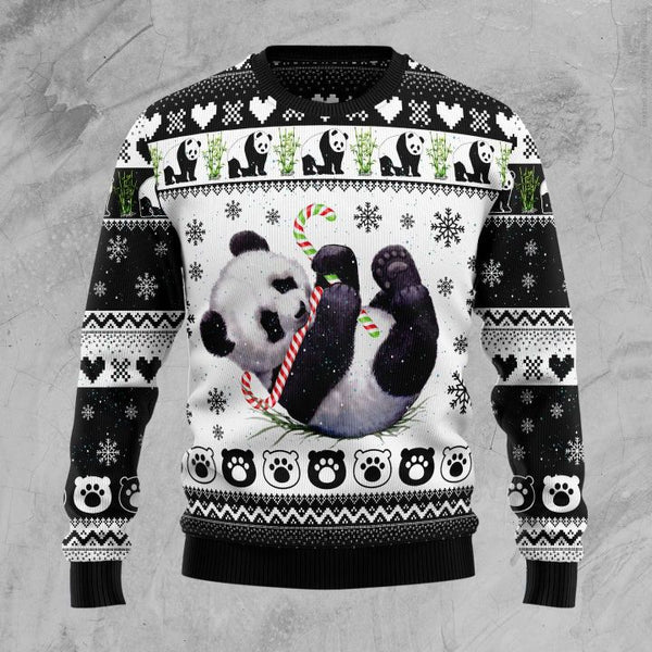 Panda Xmas Ugly Christmas Sweater For Men & Women Christmas Gift Sweater US1236 - WeCustomit