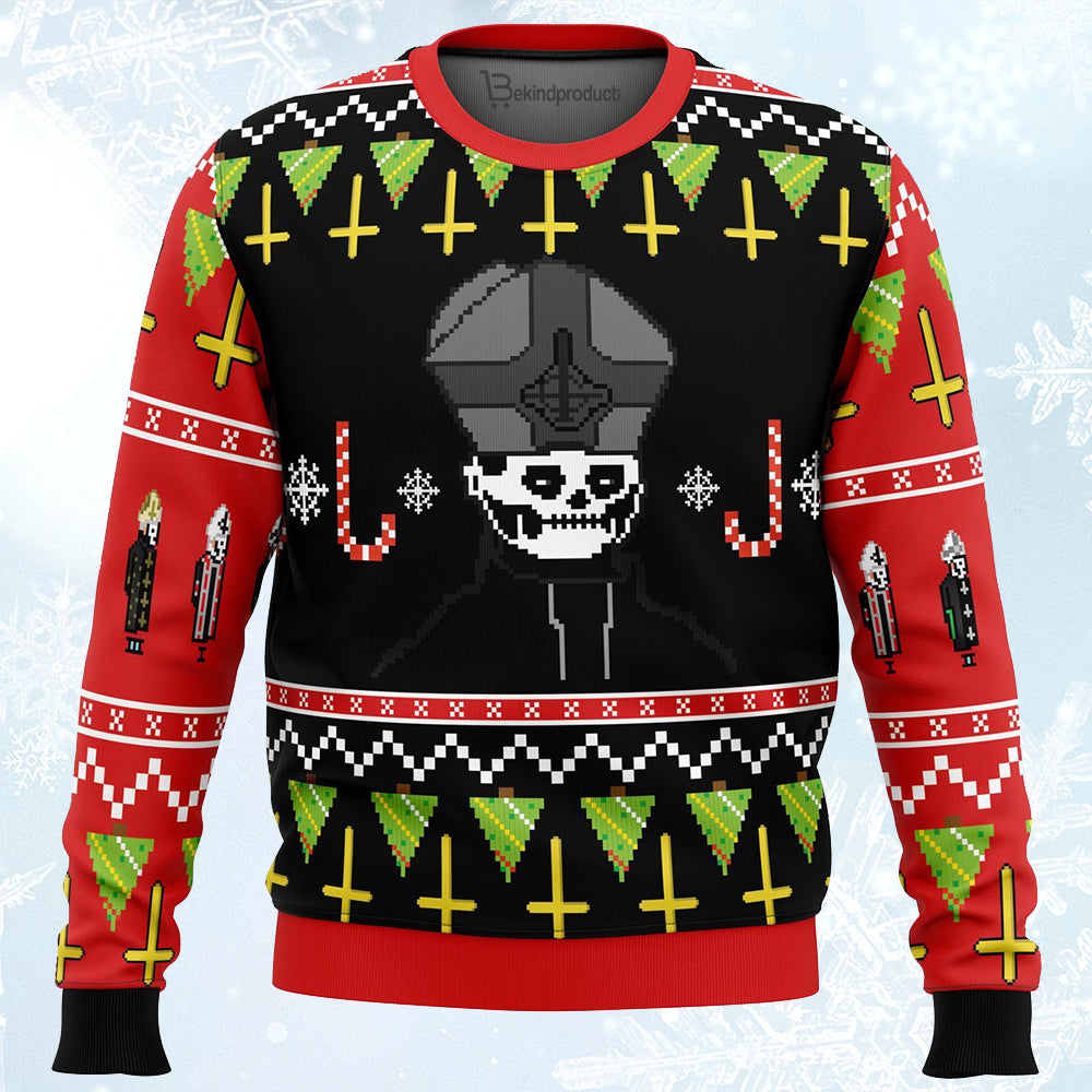 Papa Emeritus Ugly Christmas Sweater For Men & Women Christmas Gift Sweater PT231 - WeCustomit