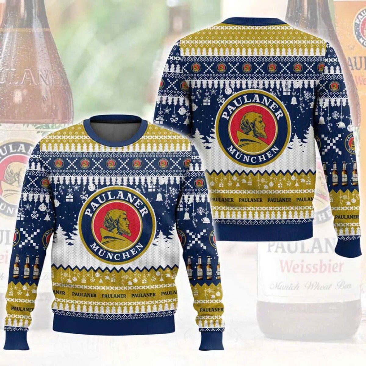 Paulaner Christmas Ugly Sweater - WeCustomit
