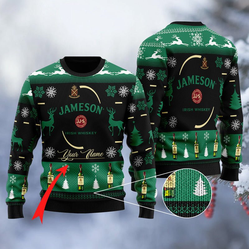 Personalized Jameson Black Ugly Sweater - WeCustomit