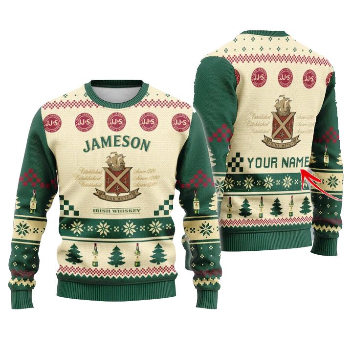 Personalized Jameson Christmas Star Ugly Sweater - WeCustomit