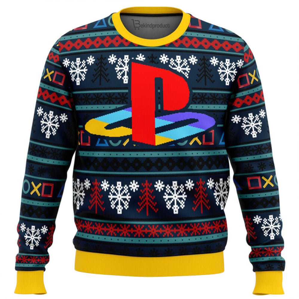 Playstation Ugly Christmas Sweater For Men & Women Christmas Gift Sweater BH290 - WeCustomit