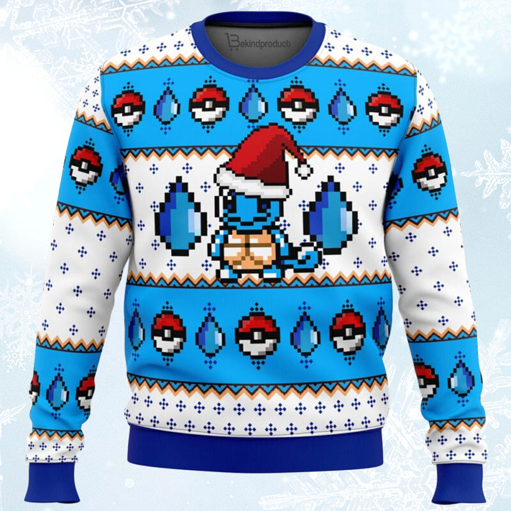 Pokemon Squirtle Ugly Christmas Sweater For Men & Women Christmas Gift Sweater BH090 - WeCustomit